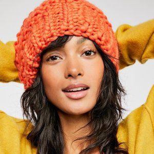 Free People Knit Pom Beanie